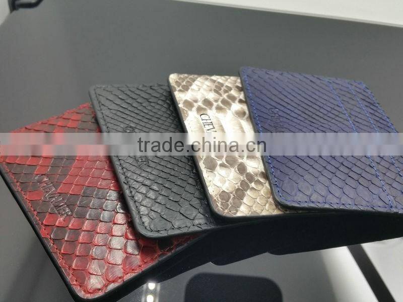 2016 Hot sales Genuine leather man card holder in stock