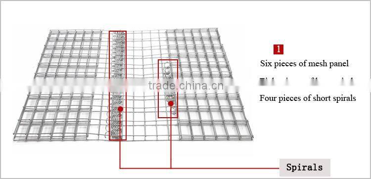 Welded gabion mesh Fencing / gabion wall construction / Gabion Fence