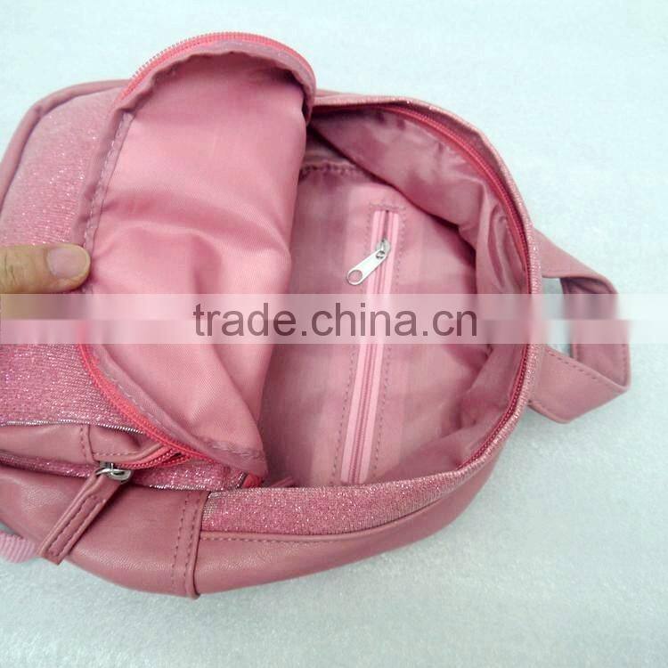 2106 fashion ladies backpack,pink genuine leather sports backpack,