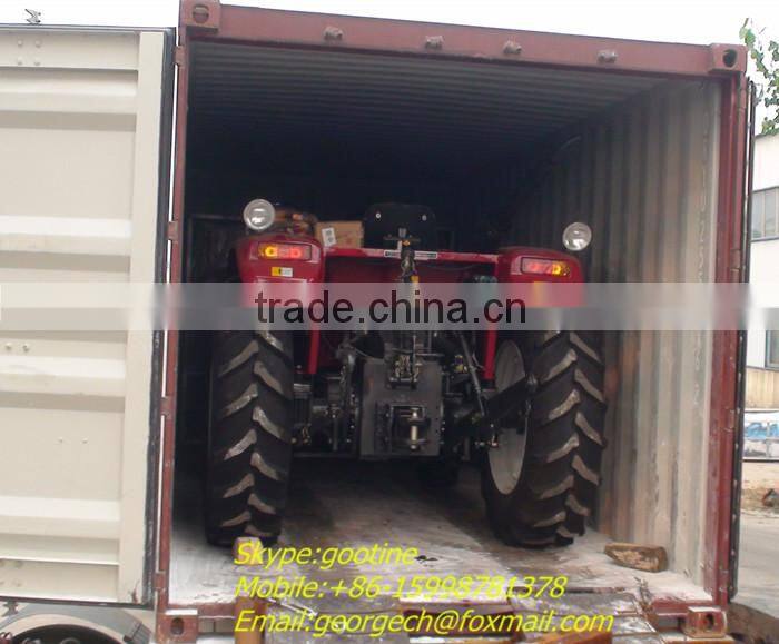 50hp 4x4 wheels driven tractor