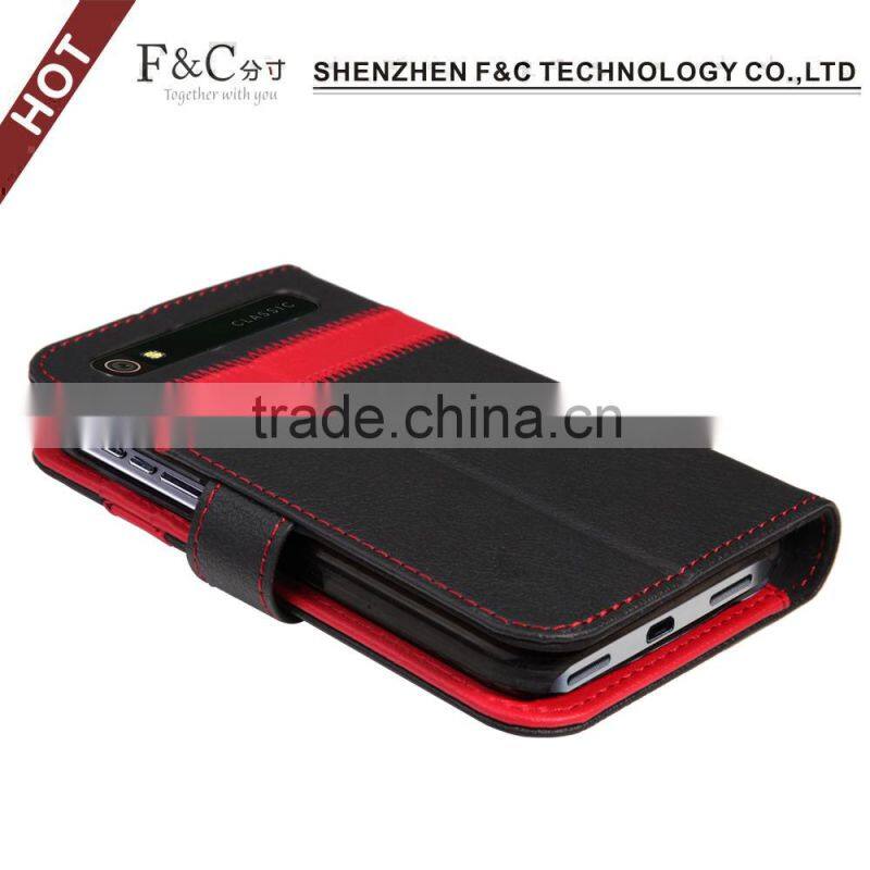 For Blackberry Classic Q20 mobile phone pu leather case with stand