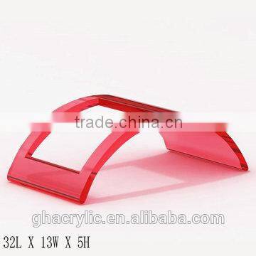 Classic Excellent Acrylic Single Wine Bottle Display Rack