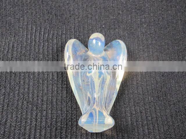 wholesale stones natural stones pretty shape angel yellow quartz
