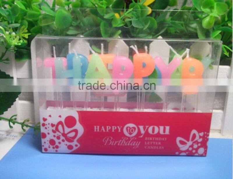 Light Green Birthday Candle For Birthday Cake