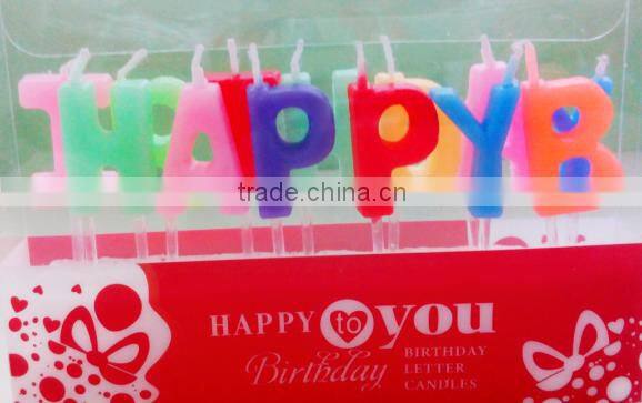Birthday Letter Candle