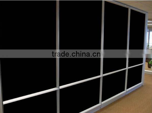 Black sun shading glass film for workshop,warehouse,bathroom,privacy black opaque window sticke shadow building film