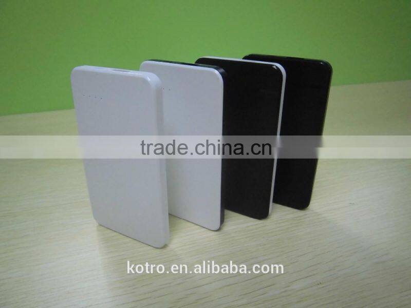 Newest 4000mAh Li-polymer battery charger classical Portable Power bank Pack