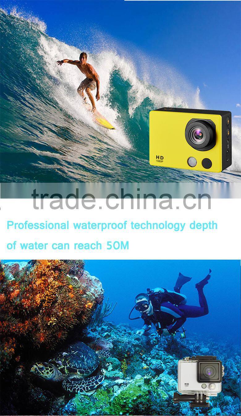 Original Action Sports Camera Waterproof Case, 50m Divering waterproof action camera with Housing Case