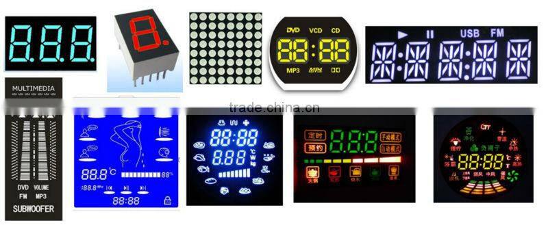 numerical led display board with many colors and sizes