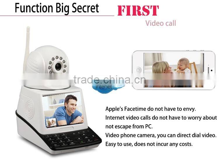 TCP/IP Alarm HD Camera Network Audio Night Vision /WIFI Camera Security Alarm