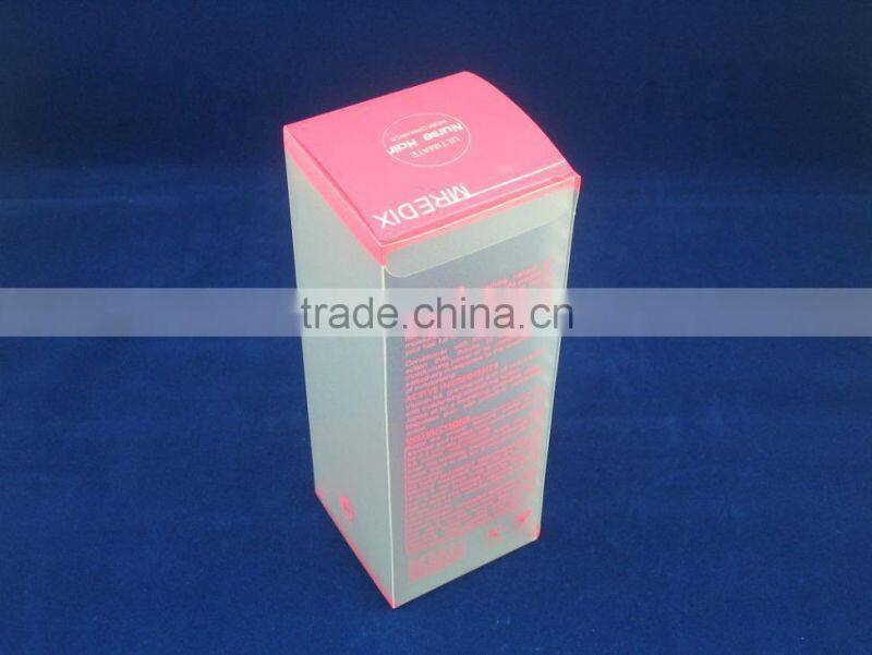 Manufacturer offer custom clear plastic cosmetic box