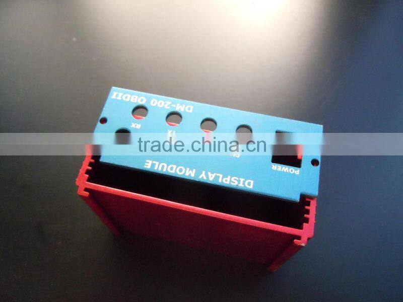 Extruded aluminium metal enclosure