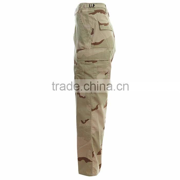 BDU desert camouflage tactical pants for men