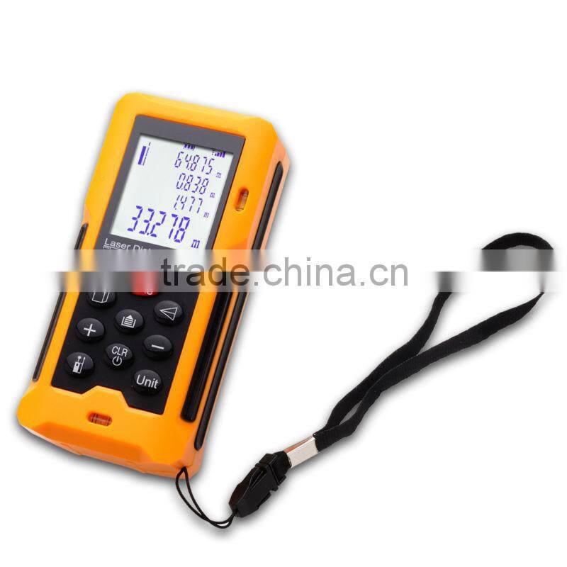 Area Volume Measurer Range Finder Professional level gauge tool 80m/262ft with Accuracy 1.5mm Laser Distance Meter