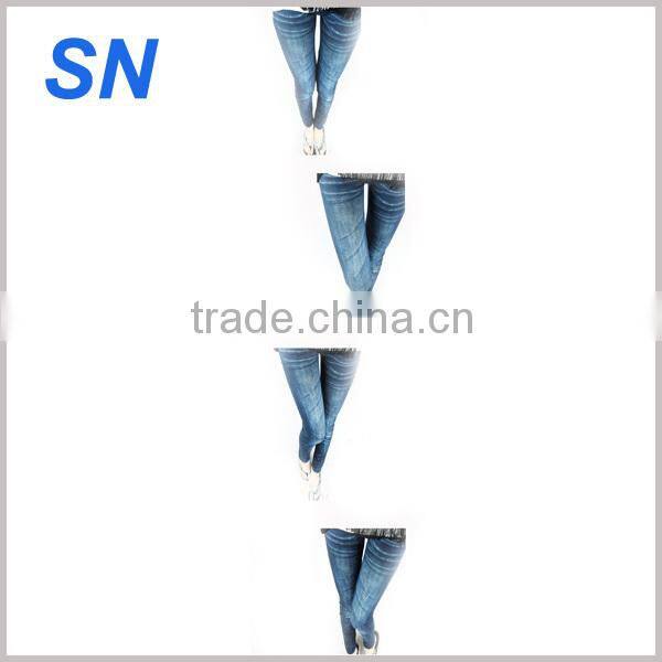 ladies printed legging jeans seamless