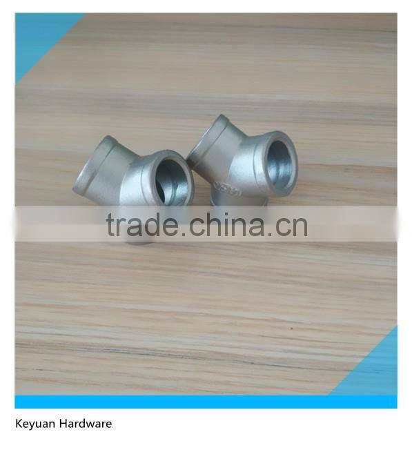 SS Cast Y-Type Tee Banded Fitting Threaded Ends