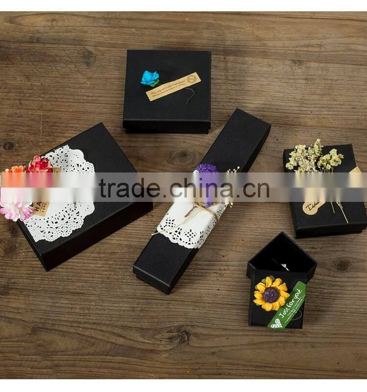 hot product wholesale custom kraft paper jewelry box