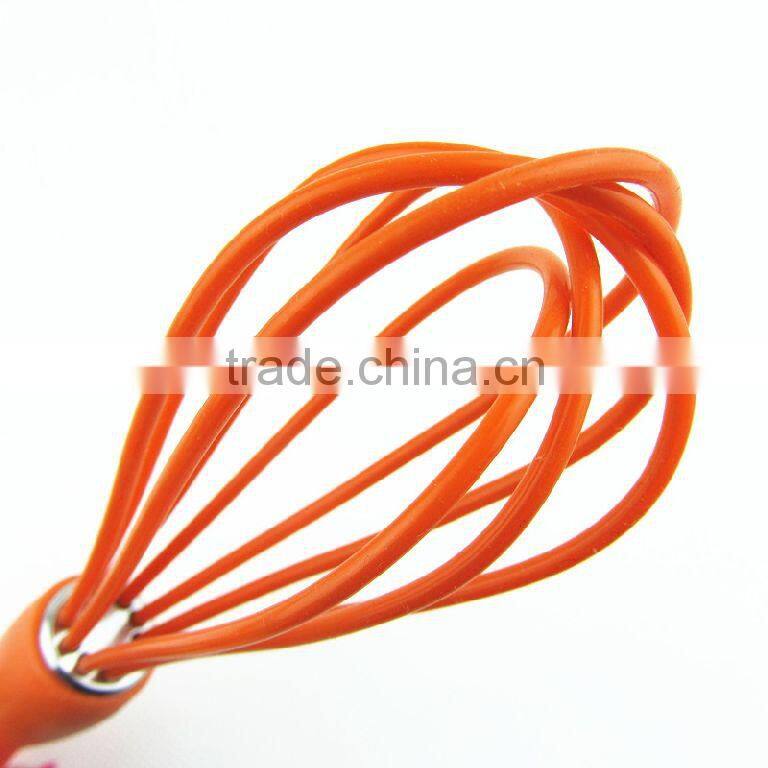 Food grade non stick silicone coated whisk