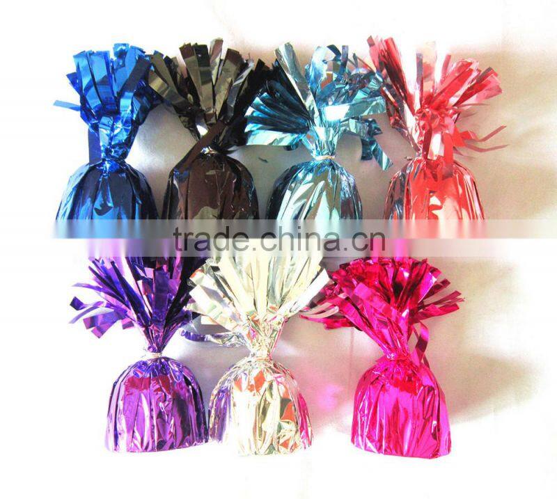 Tinsel balloon weight