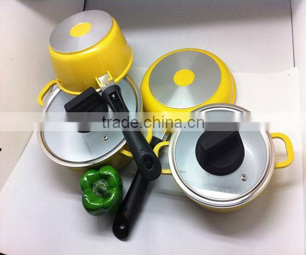 HQ Non-stick ceramic coating aluminum cookware set