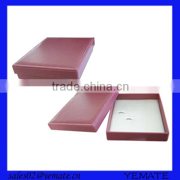 Luxury offset printed purple cardboard ring jewelry box for sale