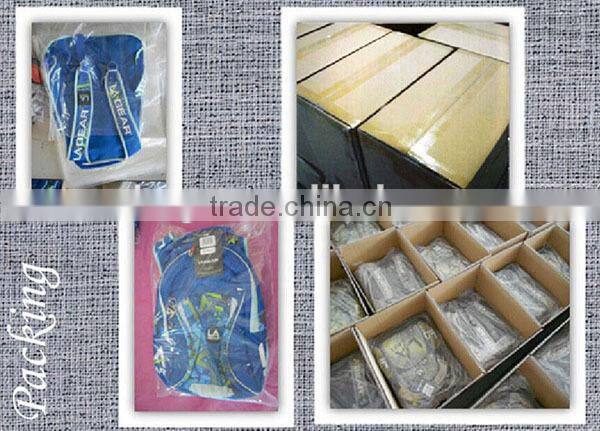 Durable Zippered Nylon Sports Canvas Drawstring Backpack Bag