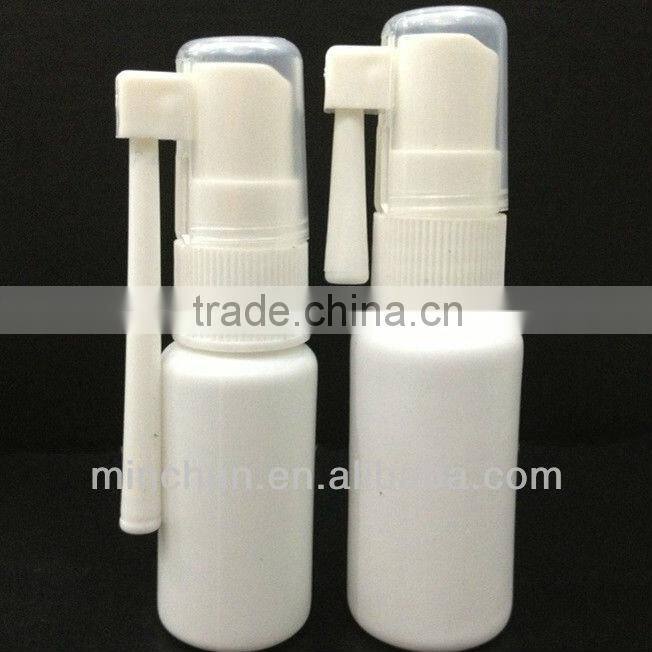 nasal sprayer turning arm with hdpe bottle