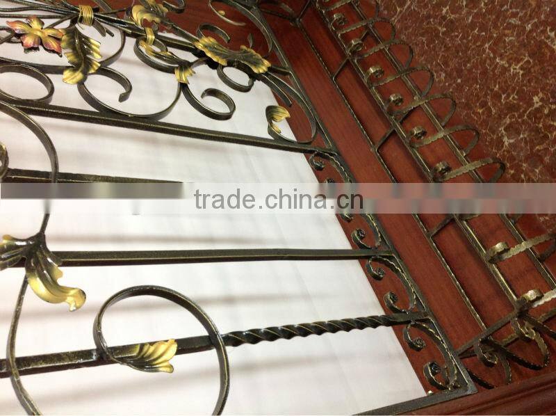 Top-selling wrought iron outdoor garden window fence