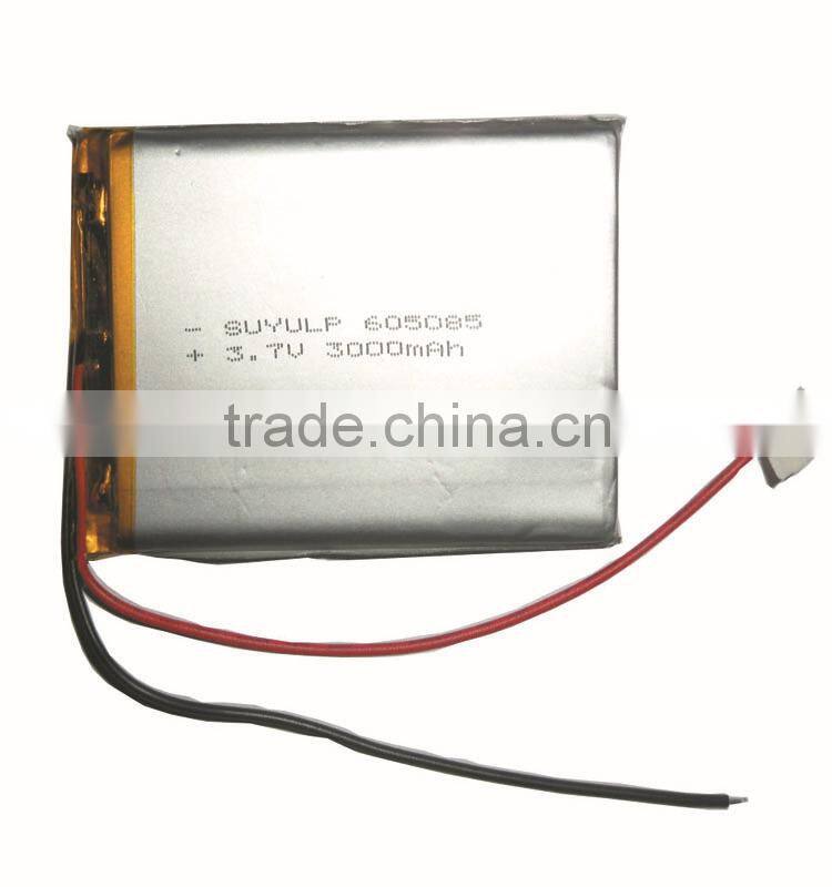 3.7v 2900mah li-polymer battery