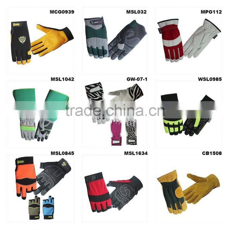 fashion Zebra-stripe women in rubber gloves