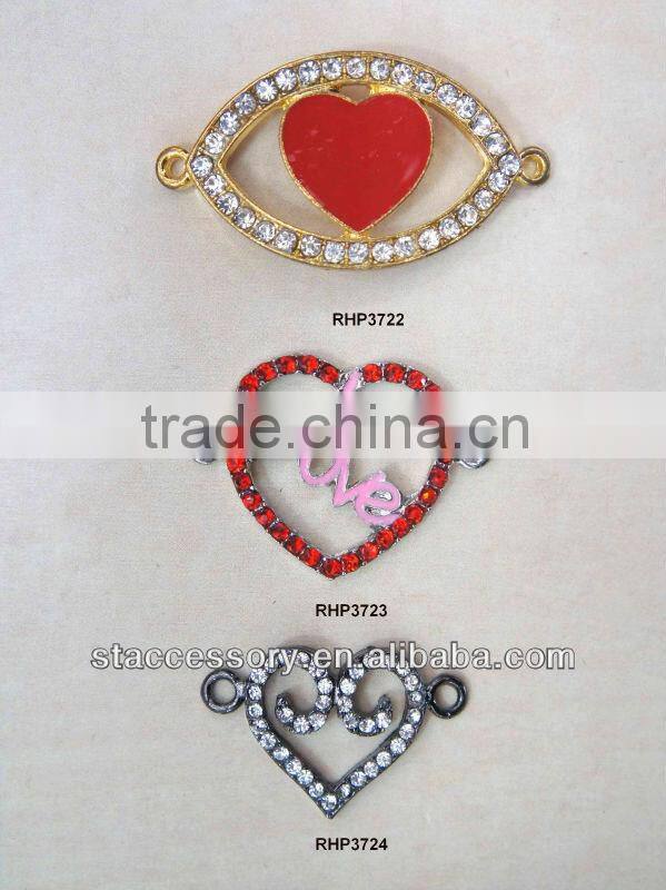 Wholesales wing pendant, crystal panedant, Crystal Connector charm or pendant