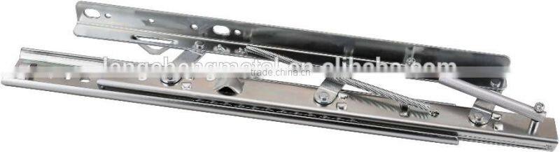 Heavy-duty spring lifting table Guide Rail with soft close(table extension mechanism)