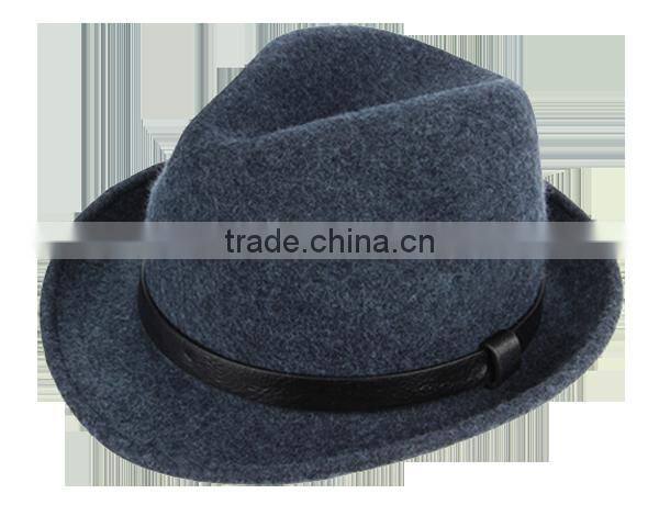 Mix Color Wool Felt Trilby Hat