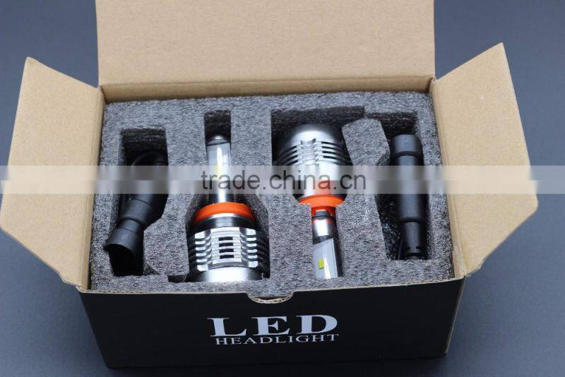 LED Car Headlight Bulbs Beam Angle:360 degree Kit H4 H7 H8 H9 H10 H11 H16 9005/HB3 9006/HB4 6500K LED Headlight Conversion Kit