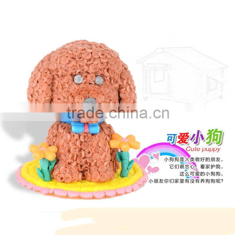 500PCS DIY Magic cornstarch block play set,new toys, play corn, 2016 new hot toys, move brain toys