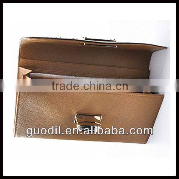 2014 Genuine leather lady wallet leather elegance wallets for wholesale