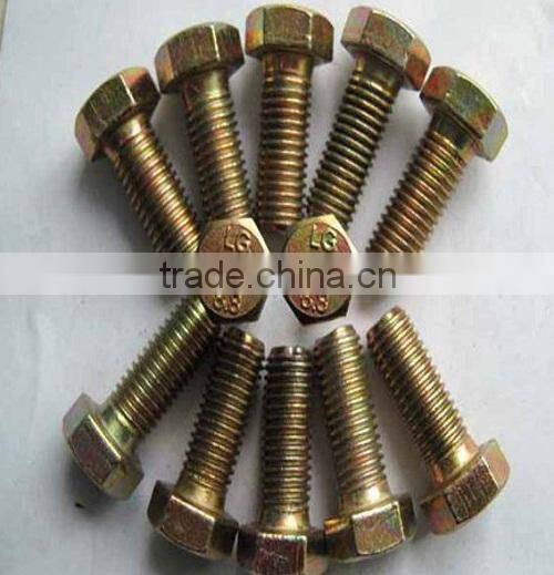 Hex Bolts Nuts Fasteners DIN933 DIN931 Low Carbon Steel 4.8 6.8 8.8,, 15