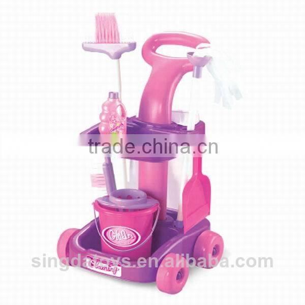 New Arriving!Children House Cleaning Trolley Kit Toy For Sale