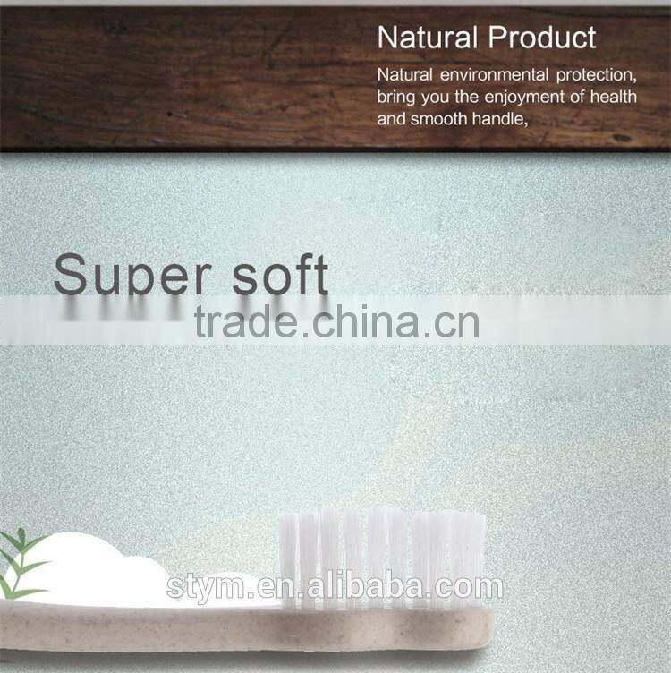 Wheat Straw Non-toxic Wholesale Kid toothbrush Child toothbrush Baby toothbrush