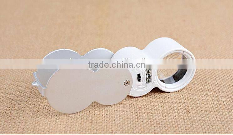 NO.9888 New Design 40x25 Jewelry Magnifier Loupe, Magnifying Glass for Diamond