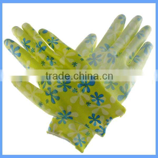 Best-selling Nitrile Coated Women Garden Gloves Manufacturer