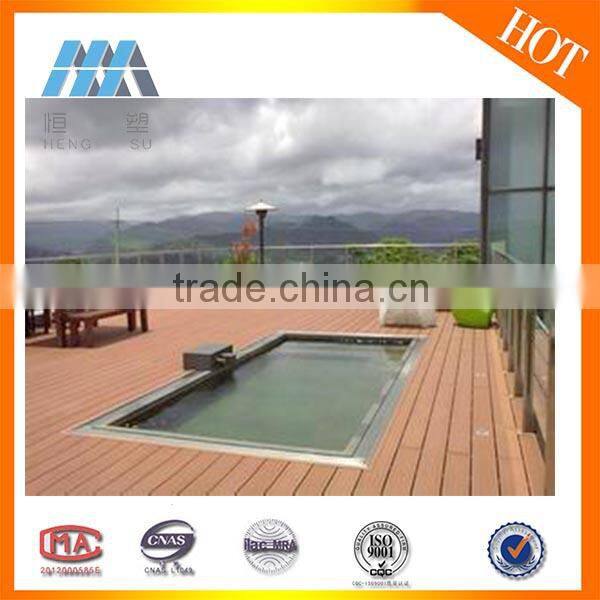 Good Price NEW Style Wood-Plastic Composite Decking for Pool
