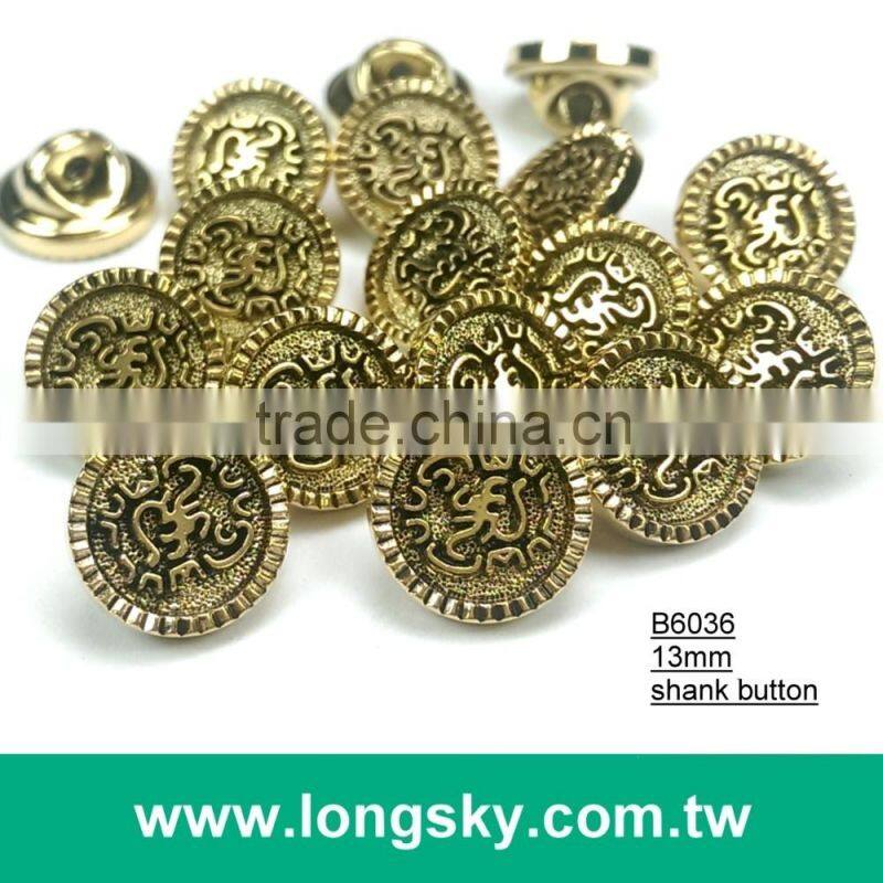 (#B6050/13mm) 20L royalty stylish small shank buttons for jacket
