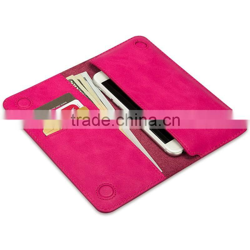 OEM leather cell phone bag