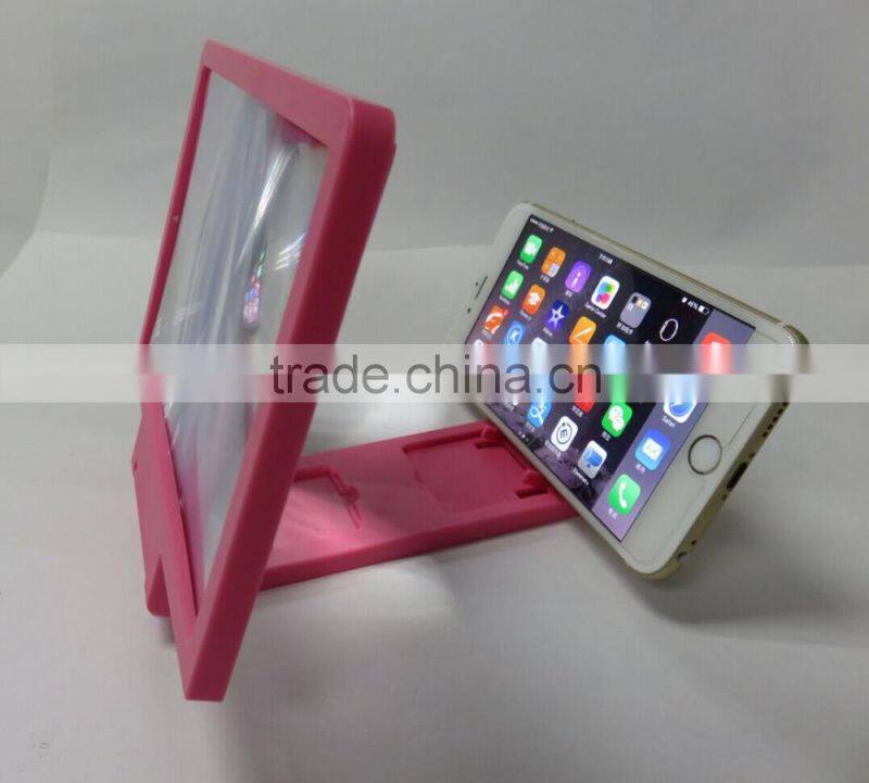 Cell Phone Screen Enlarger Magnifier lens Portable Foldable Holder