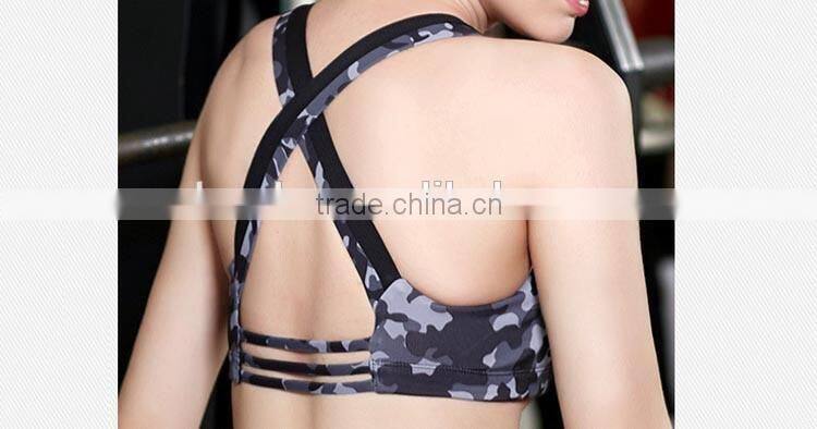 sport bra active wear custom sports bra snow camouflag pattern bra sport girls sexy bra picture for women sport bra