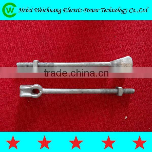 High Quality Forged Helix Screw Anchor Rod Overhead line fittings