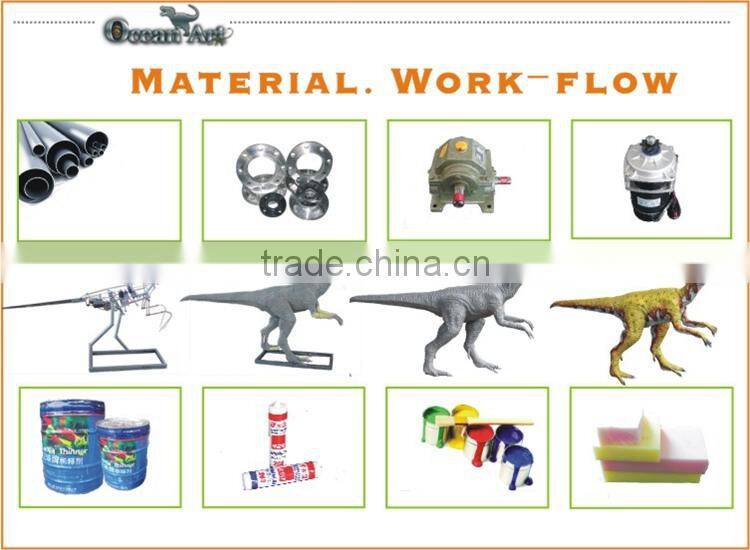 Cartoon dinosaur model for entertainment