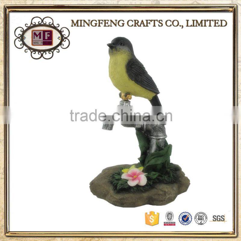 Custmized Christmas small decoration resin bird