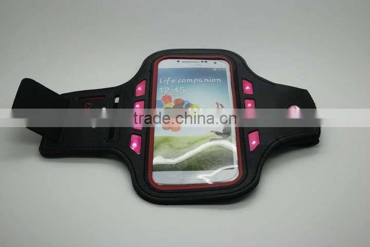 2015 New arrival Led sport armband for Samsung, for mobile phone sports armband, OEM sports armband